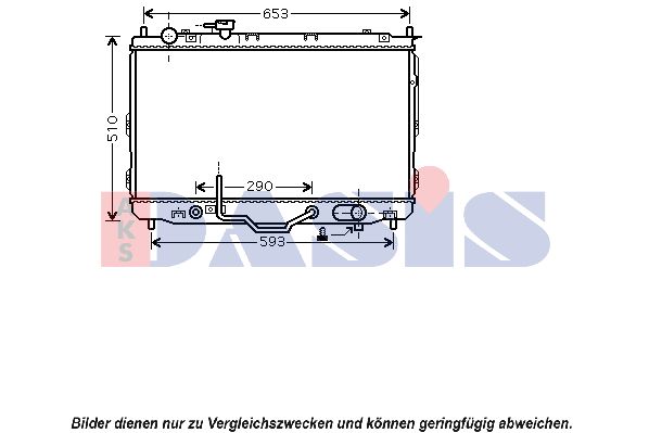 AKS DASIS Radiators, Motora dzesēšanas sistēma 510084N